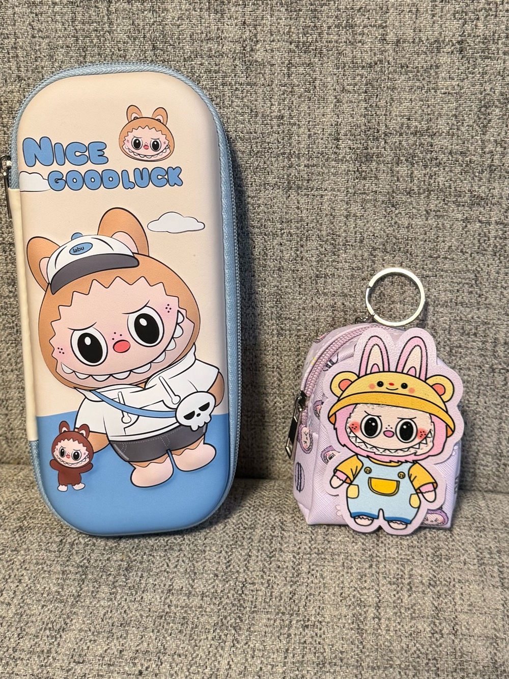 Labubu Case & Mini Backpack Keychain
